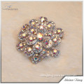 Alibaba website wholesale yiwu jewelry cheap diamond flower brooch for women